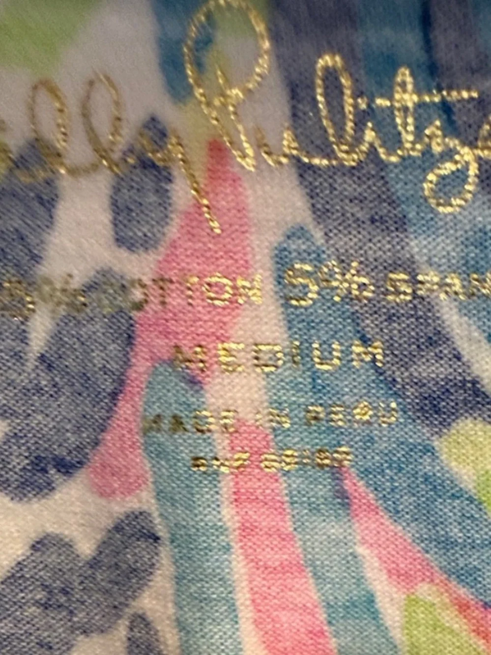Lilly Pulitzer Michele V-Neck Top In "Palm Reader" Print - Picture 8 of 11